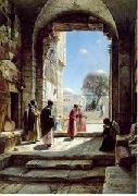 Arab or Arabic people and life. Orientalism oil paintings 124 unknow artist